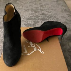 Christian Louboutin Bellissima Suede booties